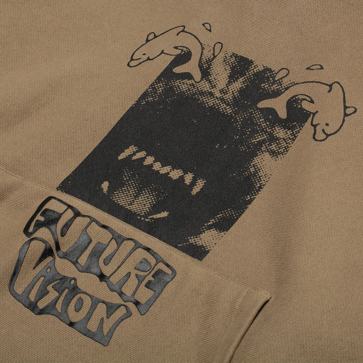 Brain Dead - Future Visions Hoodie
Color : Coffee