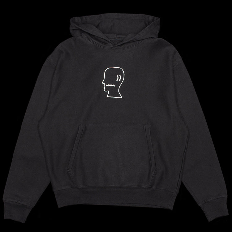Brain Dead - Logohead Hoodie
Color : Black