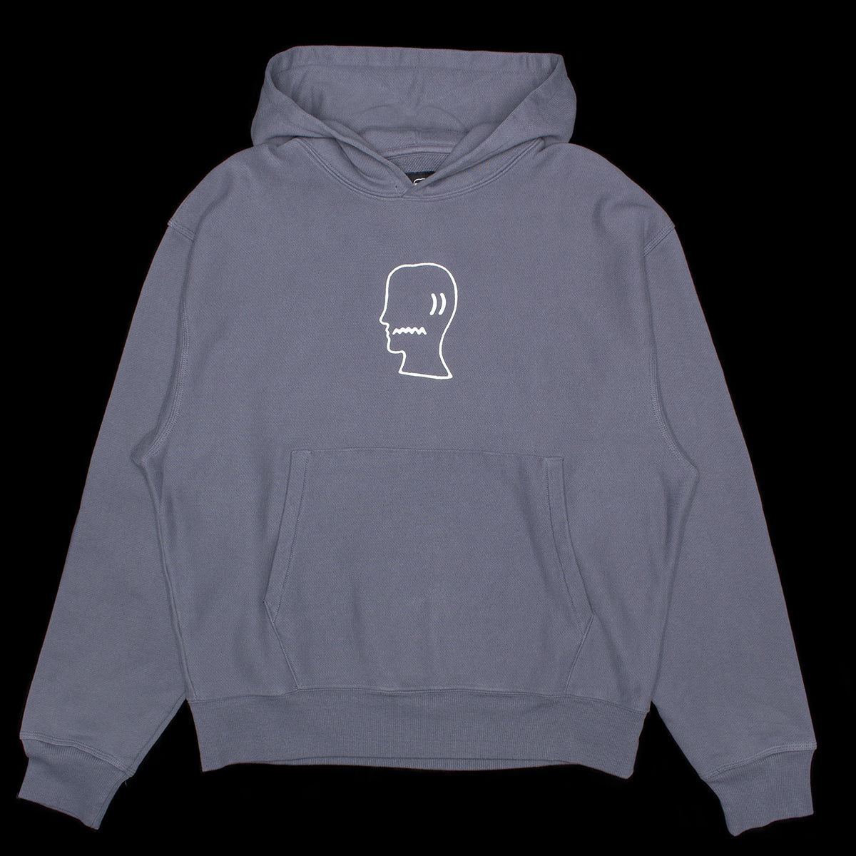 Brain Dead - Logohead Hoodie
Color : Slate