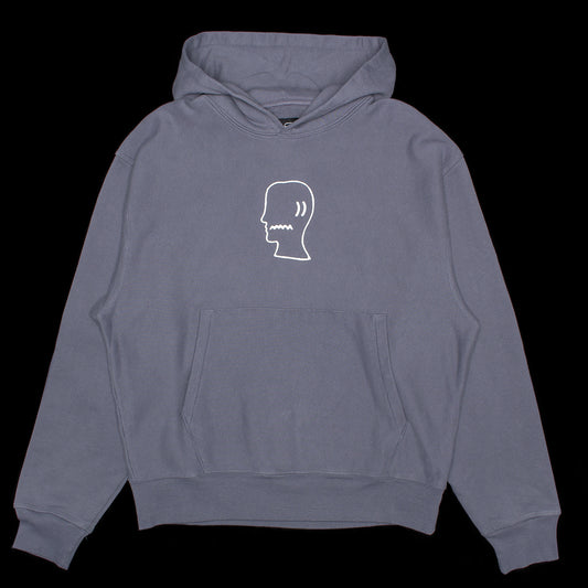 Brain Dead - Logohead Hoodie
Color : Slate