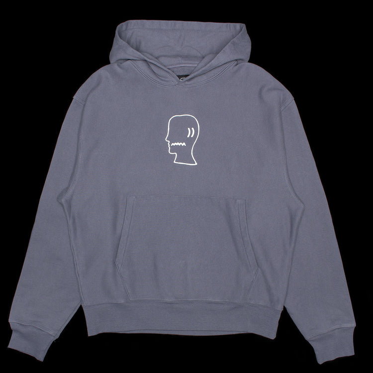 Brain Dead - Logohead Hoodie
Color : Slate
