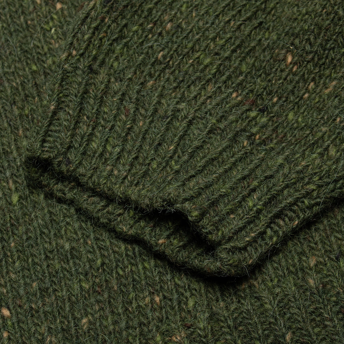Brain Dead - Logohead Alpaca Crewneck Sweater
Color : Forest Green