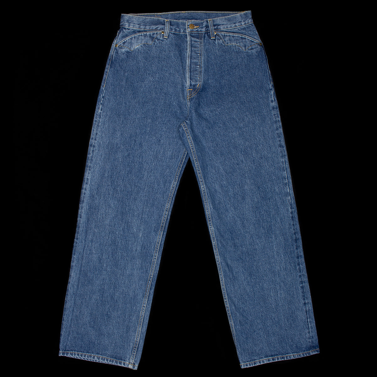 Brain Dead - Type 00 Selvedge Denim Pant
Color : Stonewash Indigo