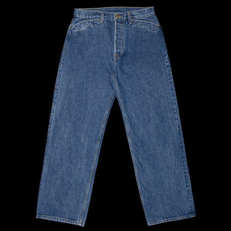 Brain Dead - Type 00 Selvedge Denim Pant
Color : Stonewash Indigo