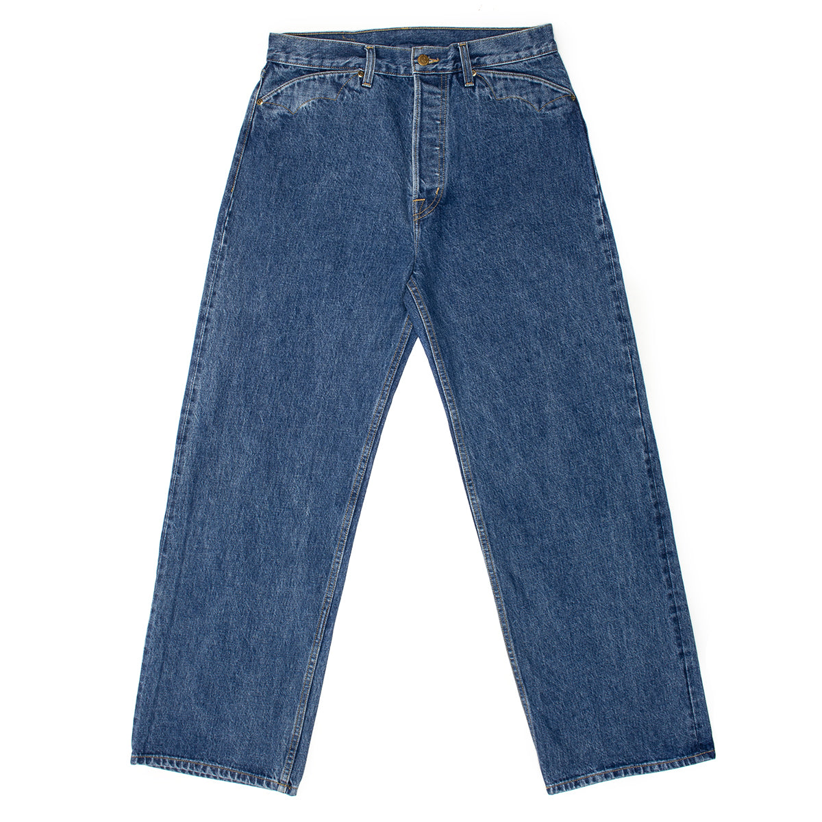 Brain Dead - Type 00 Selvedge Denim Pant
Color : Stonewash Indigo