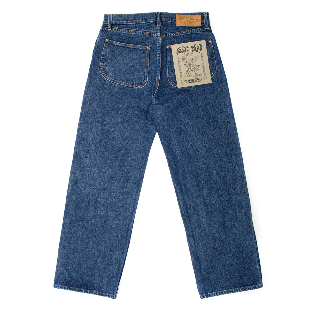 Brain Dead - Type 00 Selvedge Denim Pant
Color : Stonewash Indigo