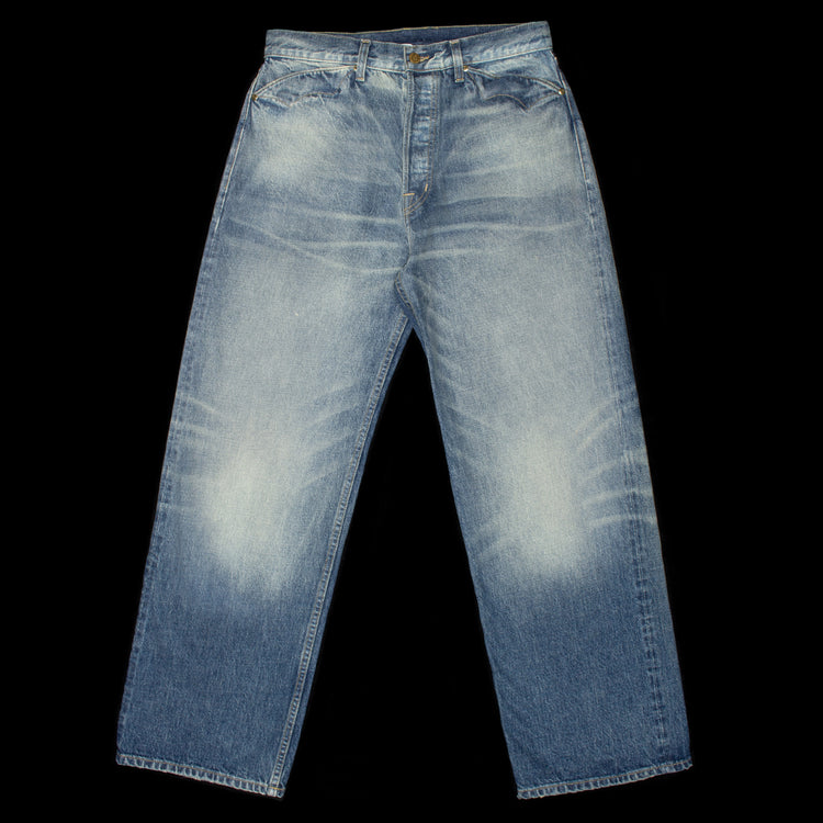 Brain Dead - Type 00 Selvedge Denim Pant
Color : Washed Indigo