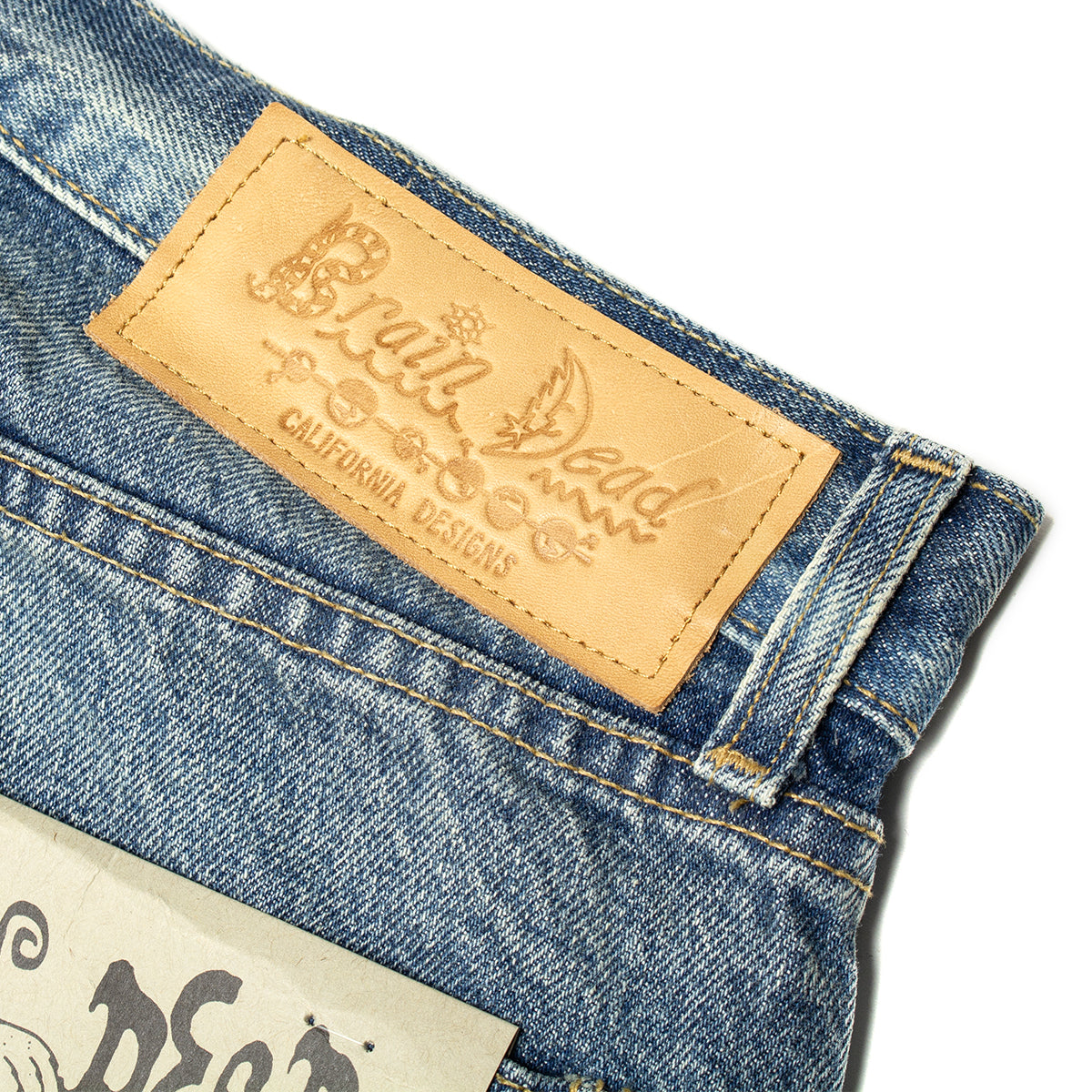 Brain Dead - Type 00 Selvedge Denim Pant
Color : Washed Indigo