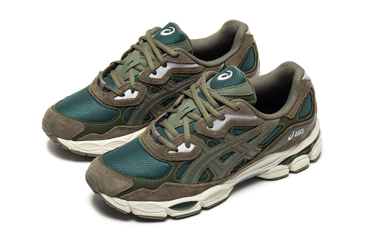 Asics - Gel-NYC
Style # 1203A739.300
Color : Grove / Olive Canvas