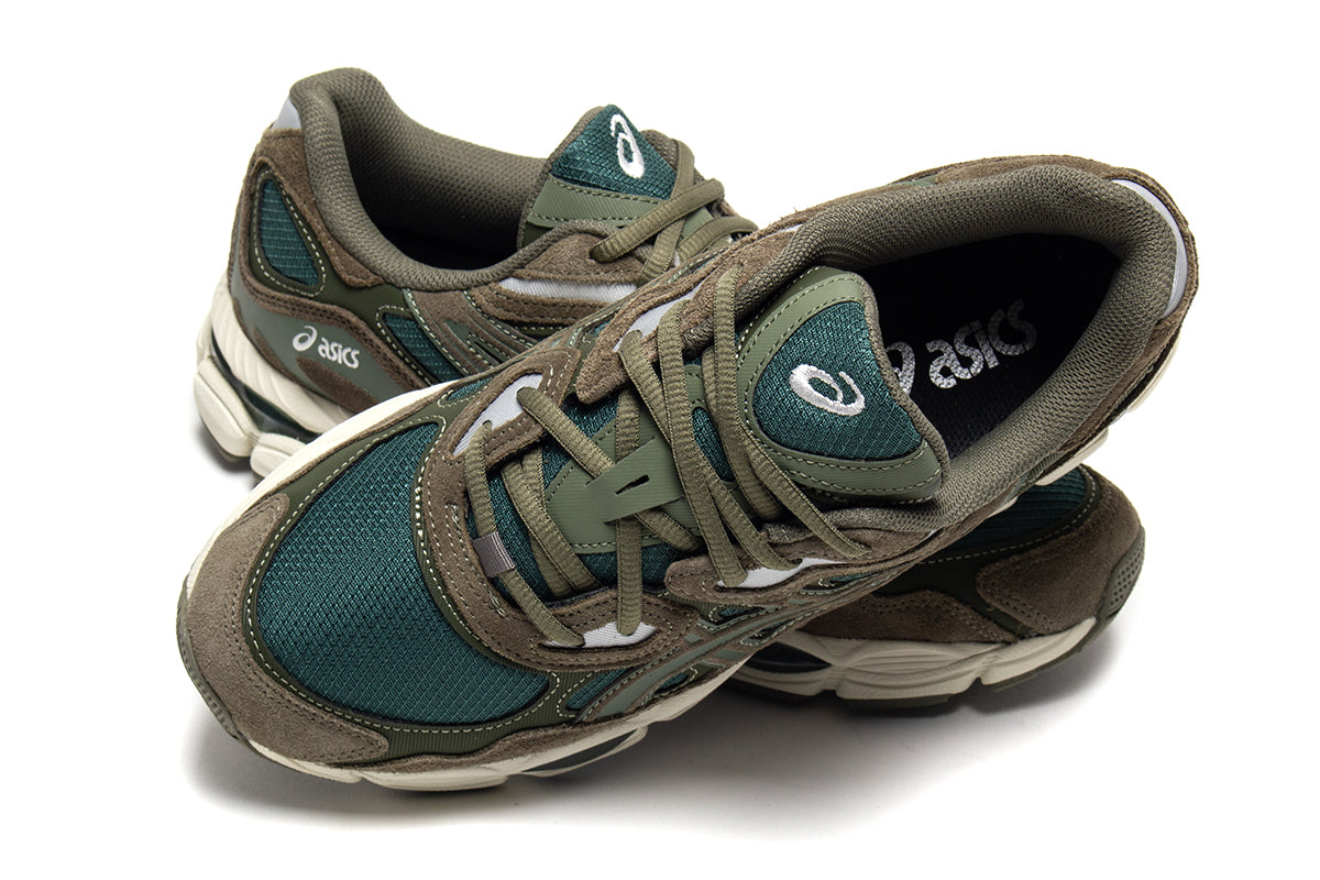 Asics - Gel-NYC
Style # 1203A739.300
Color : Grove / Olive Canvas