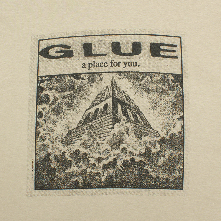 Glue | A Place T-Shirt Color : Sand