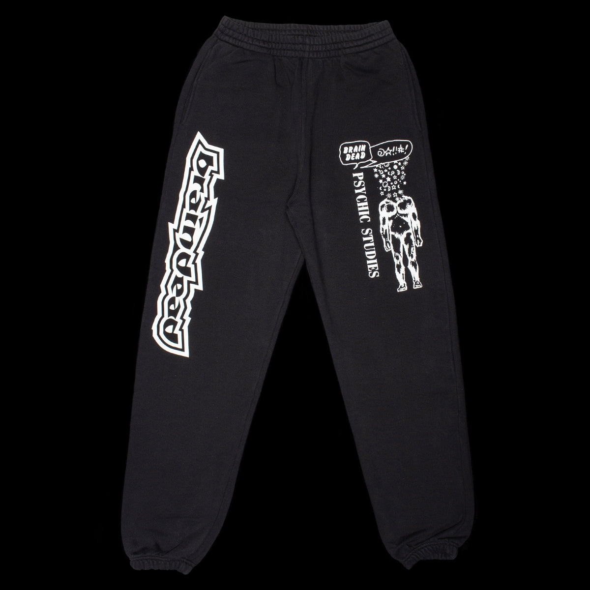 Brain Dead - Psychic Studies Sweatpants
Color : Black