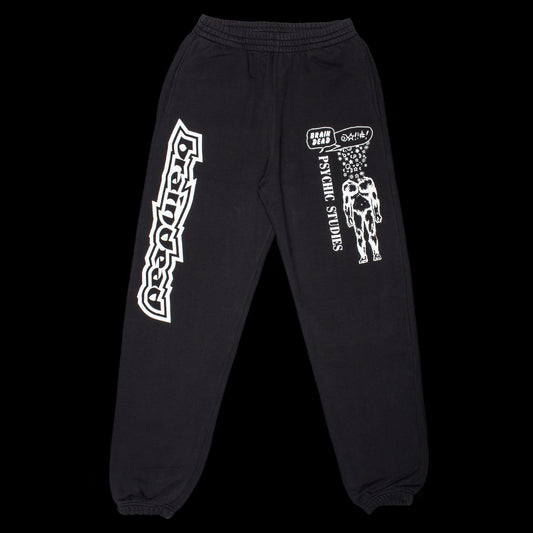 Brain Dead - Psychic Studies Sweatpants
Color : Black