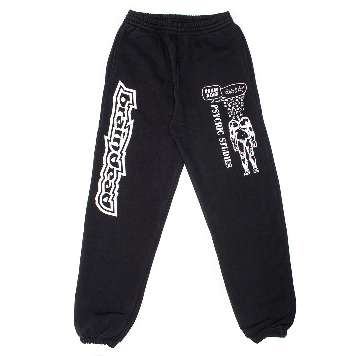Brain Dead - Psychic Studies Sweatpants
Color : Black