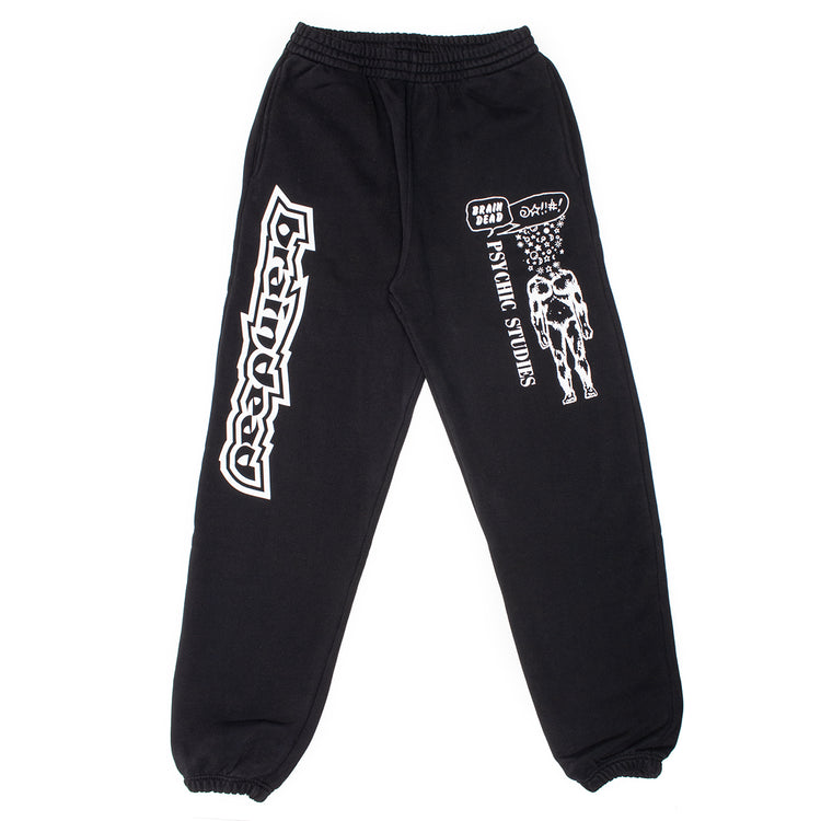 Brain Dead - Psychic Studies Sweatpants
Color : Black