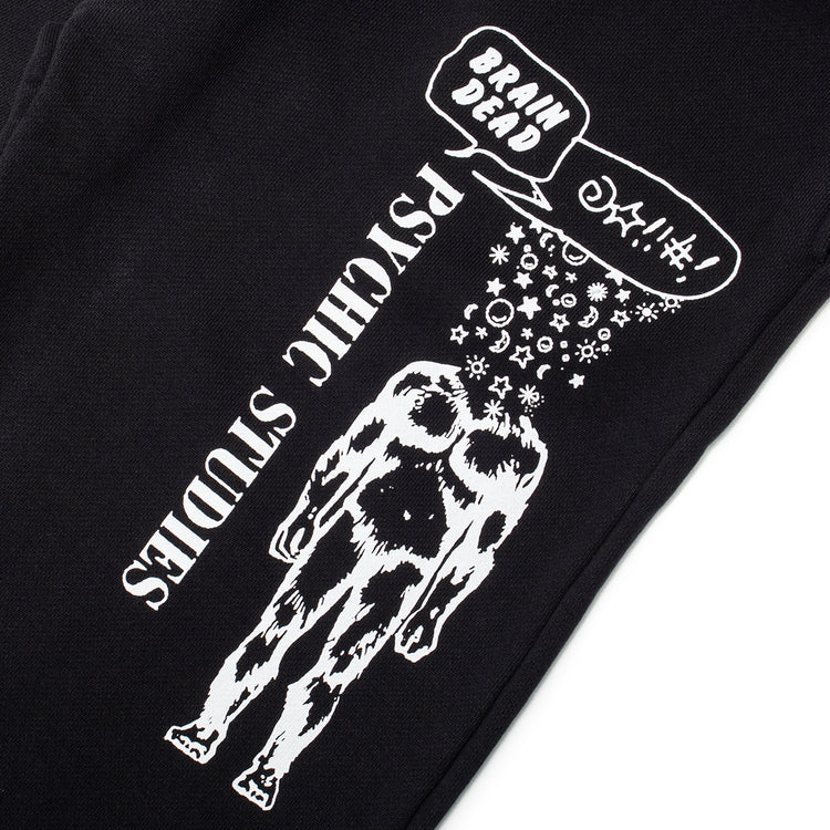 Brain Dead - Psychic Studies Sweatpants
Color : Black
