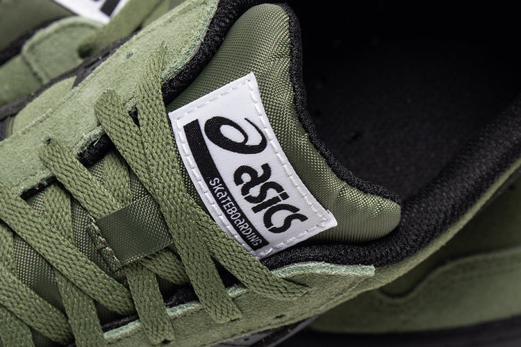 Asics Skateboarding -Japan Pro
Style # 1203B203.301
Color : Moss / Black
