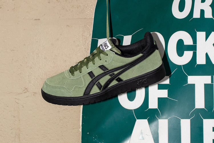 Asics Skateboarding -Japan Pro
Style # 1203B203.301
Color : Moss / Black