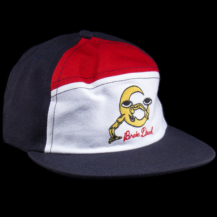 Brain Dead - Waning Crescent Curved 6 Panel Hat
Color : Navy Multi