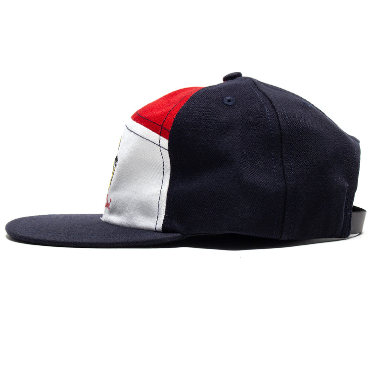 Brain Dead - Waning Crescent Curved 6 Panel Hat
Color : Navy Multi