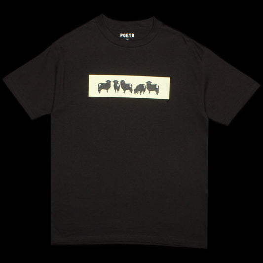 Poets | Blacksheep T-Shirt Color : Black