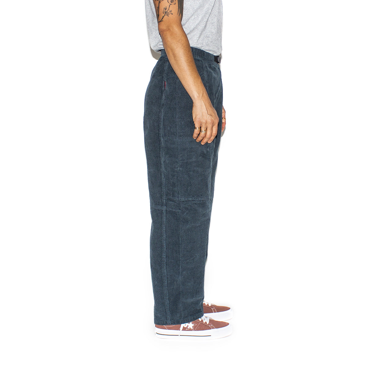 Gramicci | Women's Waffle Cord Voyager Pant Style # G3FW-P006 Color : Foggy Pine Dye