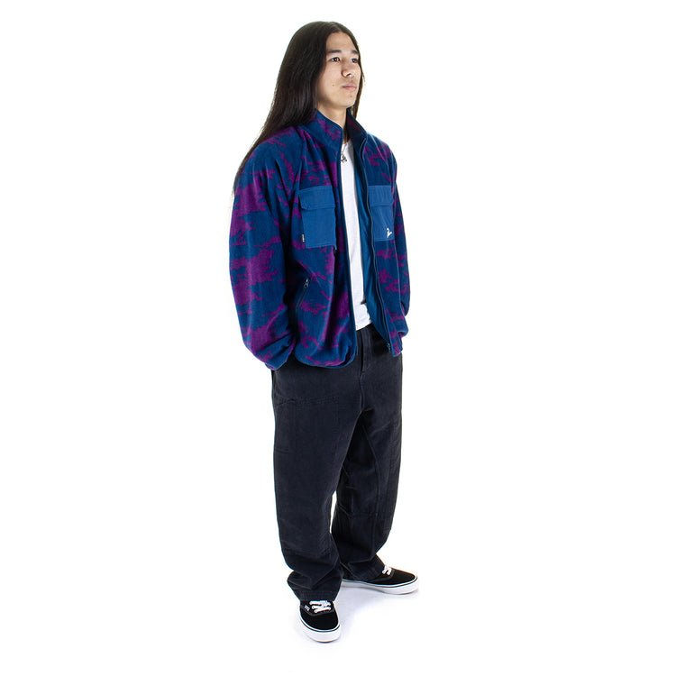 Purple Darwin Camo Fleece