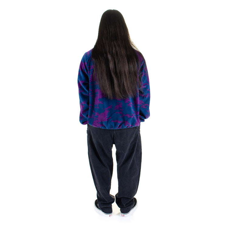 Purple Darwin Camo Fleece