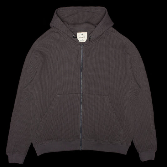 Snow Peak - Heavyweight Waffle Zip Parka
Color : Charcoal