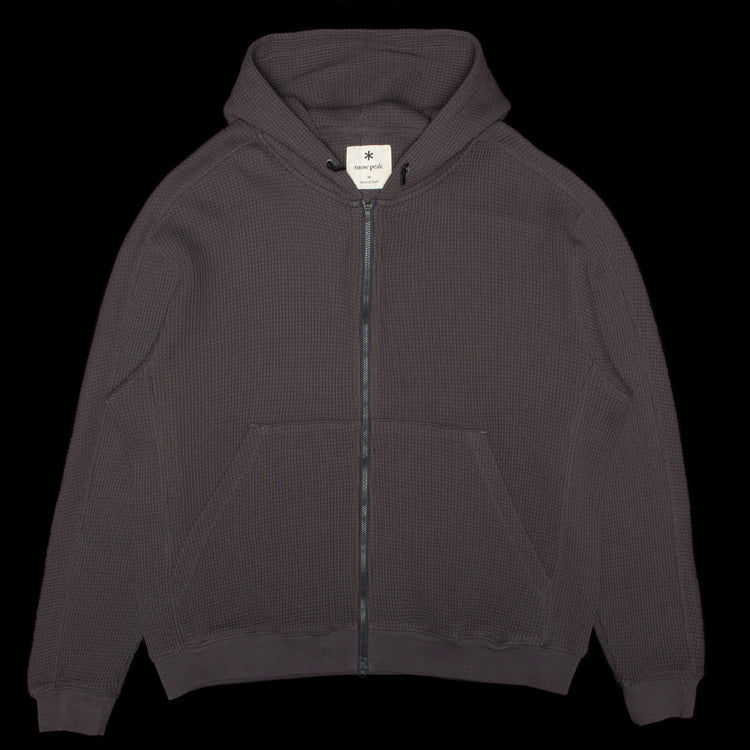 Snow Peak - Heavyweight Waffle Zip Parka
Color : Charcoal