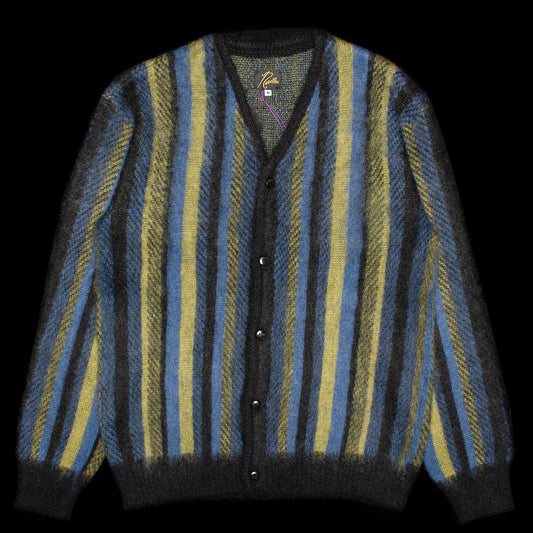 Needles - Mohair Striped Cardigan
Style # TY410
Color : Blue / Green