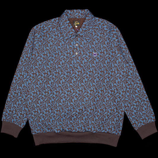 Needles - Pullover Knit Shirt
Style # TY262
Color : Blue / Brown