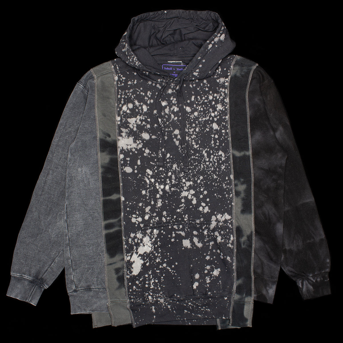 Needles - 5 Cut Mishmash Hoodie
Style # TY463
Color : Multi