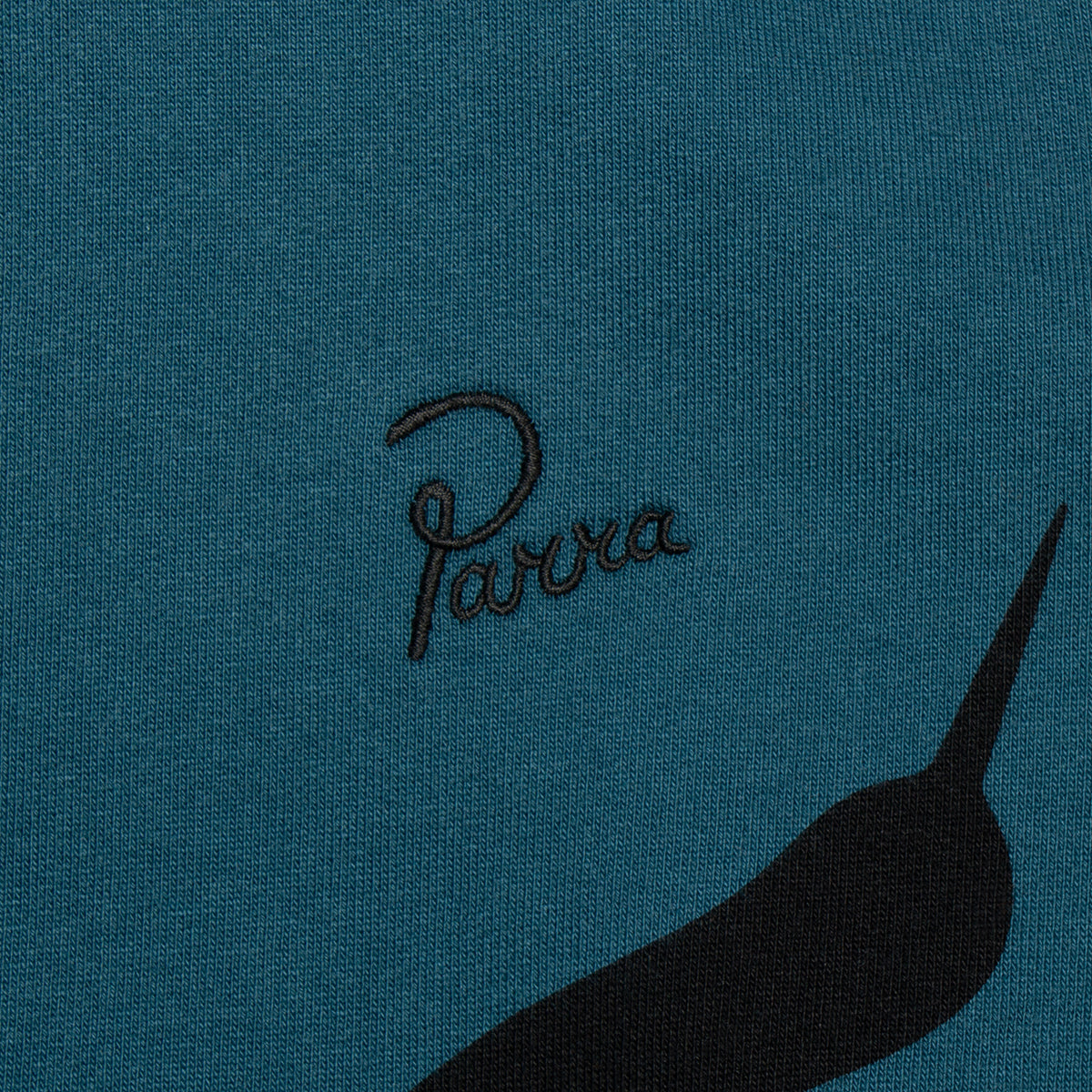 by Parra | Clipped Wings Hooded Sweatshirt Color : Deep Sea Green