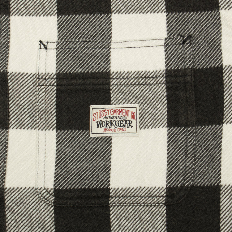 Stussy | Sherpa Lined Buffalo Plaid Shirt
Style # 1110332
Color : Bone