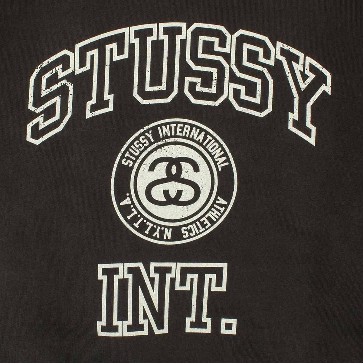 Stussy | Overlock Varsity Raglan Crew
Style # 118564
Color : Washed Black