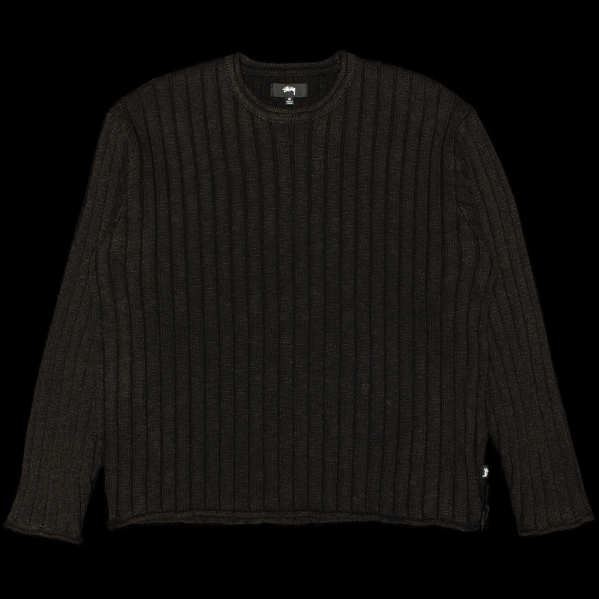 Stussy | Cotton Slub Rib Crew
Style # 117252
Color : Black