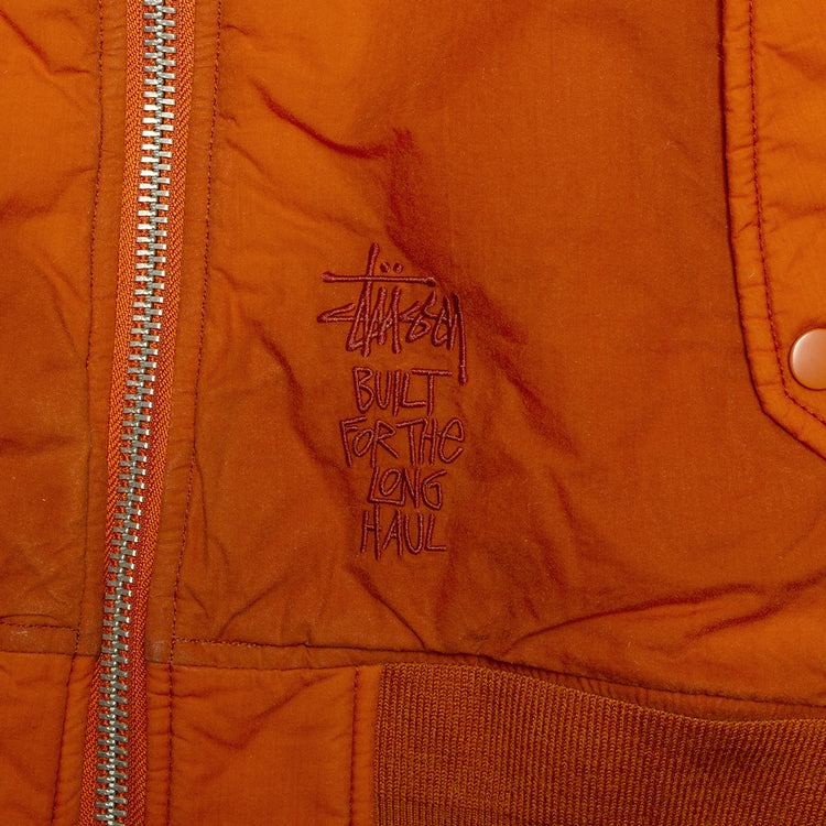 Stussy | Quilted Waxed Bomber
Style # 115803
Color : Rust