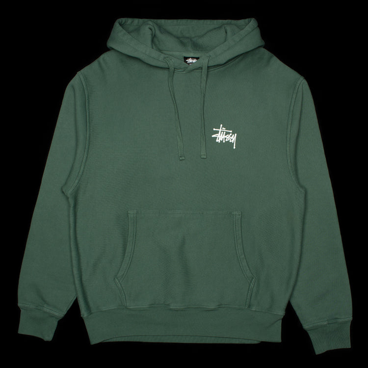 Stussy | Basic Stussy Pig. Dyed Hoodie Style # 1924879P Color : Forest