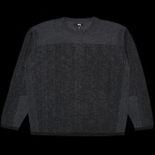 Stussy | Engineered Panel Sweater Style # 117204 Color : Navy