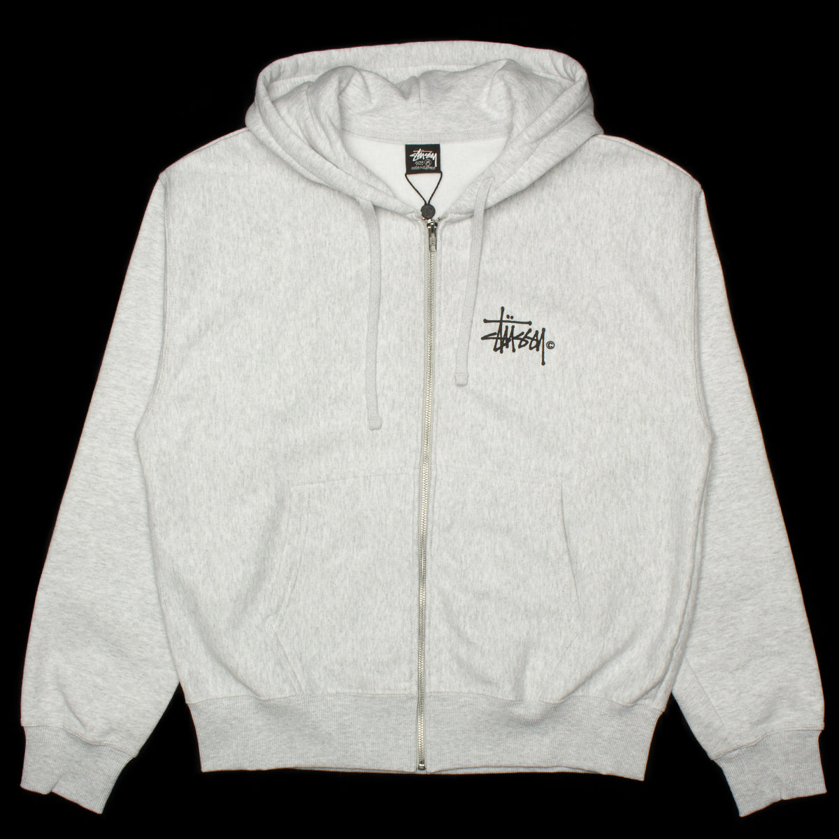 Stussy | Ist Venus Zip Hoodie Style # 1974977 Color : Ash Heather