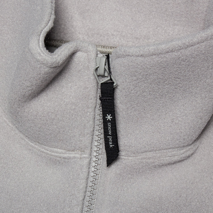 Snow Peak - Water-Repellent Fleece Jacket
Color : Light Grey
