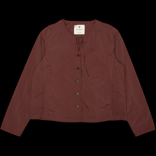 Snow Peak - Women's Garment Dyed Blouse
Color : Brown