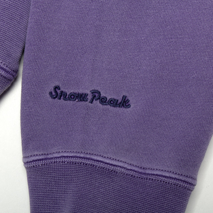 Snow Peak - Garment Dyed Pullover
Color : Purple
