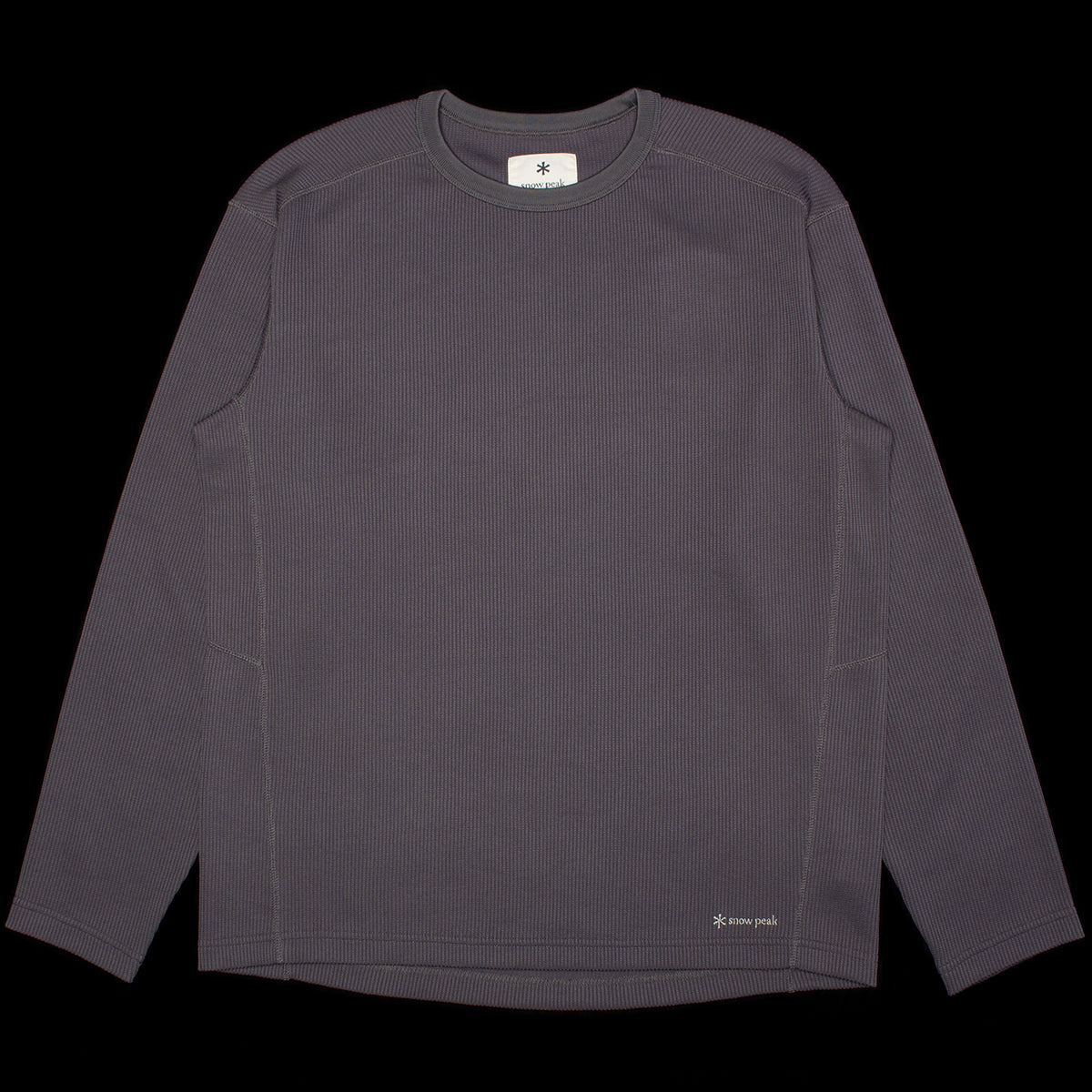 Snow Peak - Dry Thermal L/S Shirt
Color : Charcoal
