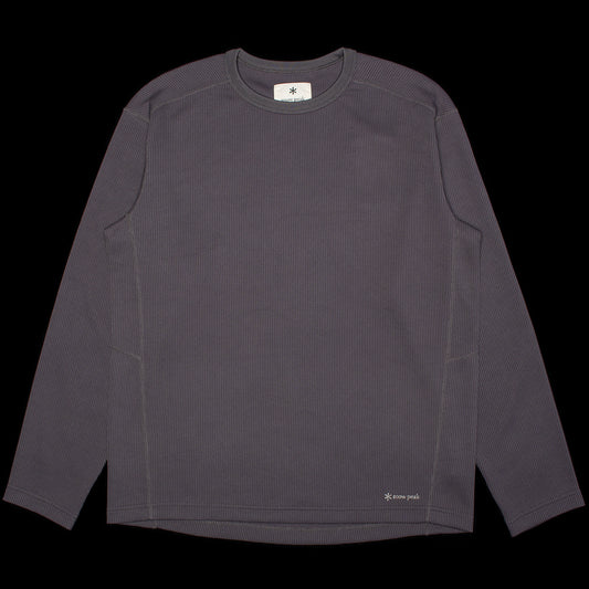 Snow Peak - Dry Thermal L/S Shirt
Color : Charcoal