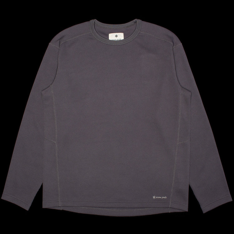 Snow Peak - Dry Thermal L/S Shirt
Color : Charcoal