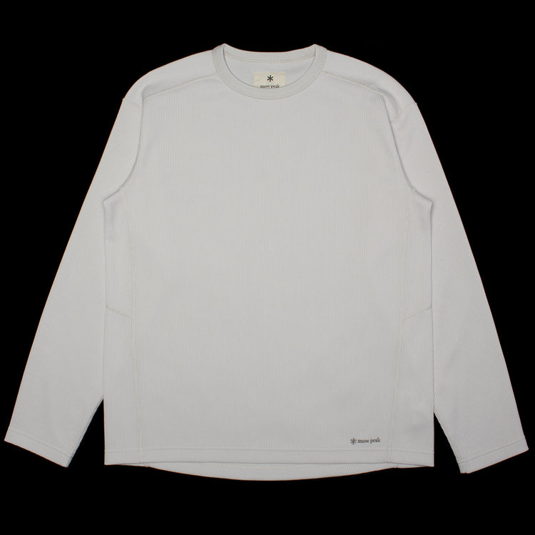 Snow Peak - Dry Thermal L/S Shirt
Color : Off White