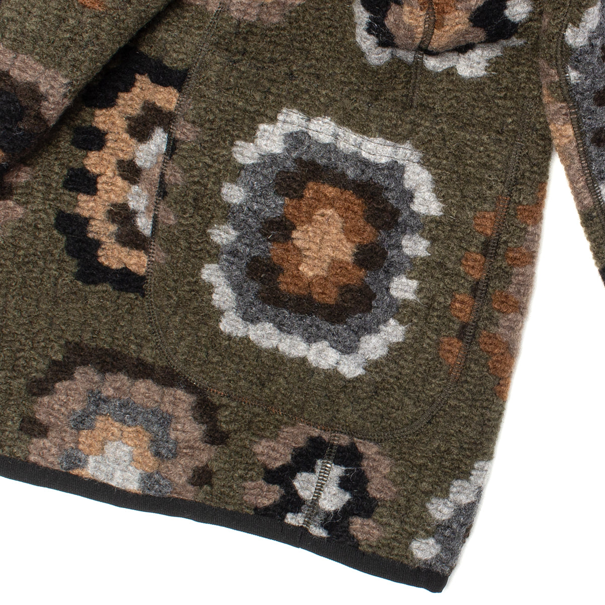 Snow Peak - Women's Wool Jacquard Cardigan
Color : Olive