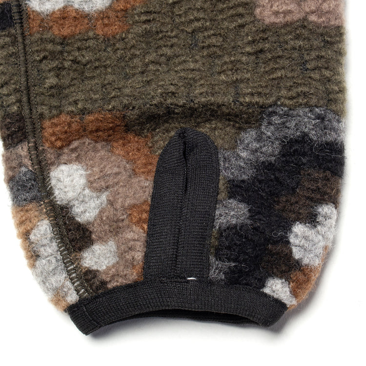 Snow Peak - Women's Wool Jacquard Cardigan
Color : Olive